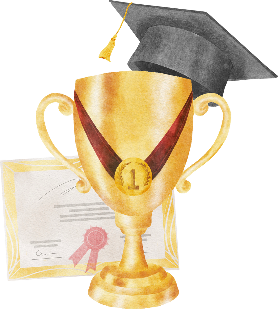 Watercolor School Element