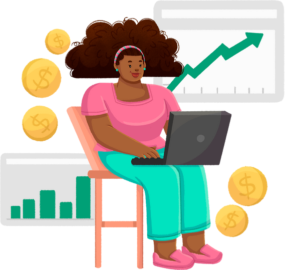 POC Businesswoman Illustration