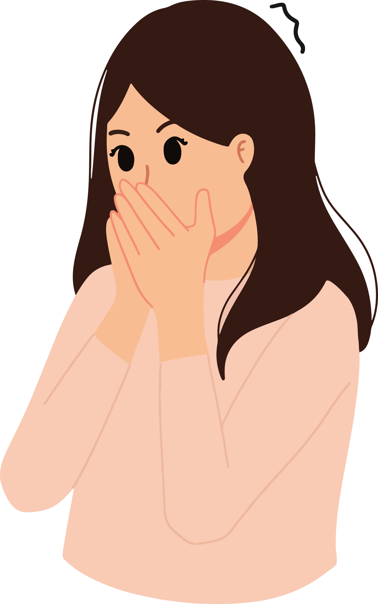 shock and surprised woman